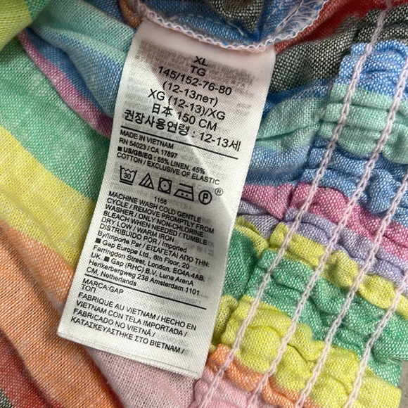 NWT Gap Kids Cropped Puffy Blouse Size XL (12) - Picture 4 of 5